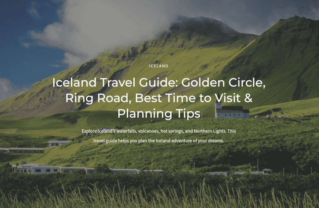 iceland travel guide