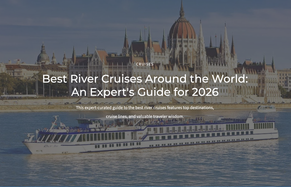 best river cruises