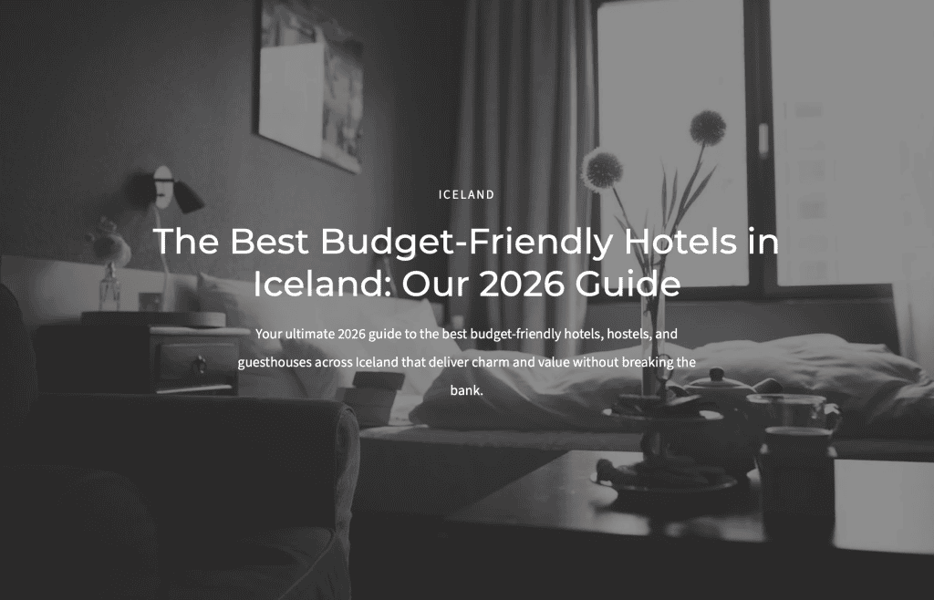 budget-friendly hotels in Iceland