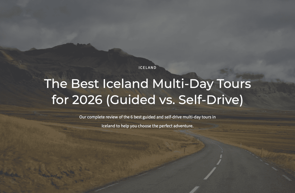 Iceland multi-day tours